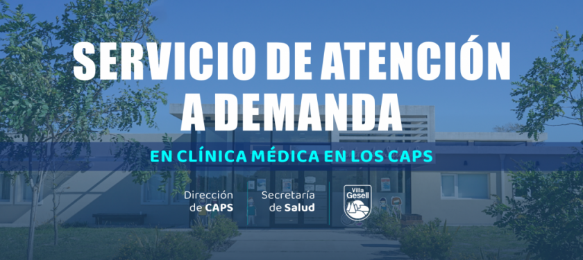 SERVICIO DE ATENCI�N A DEMANDA EN LOS CAPS